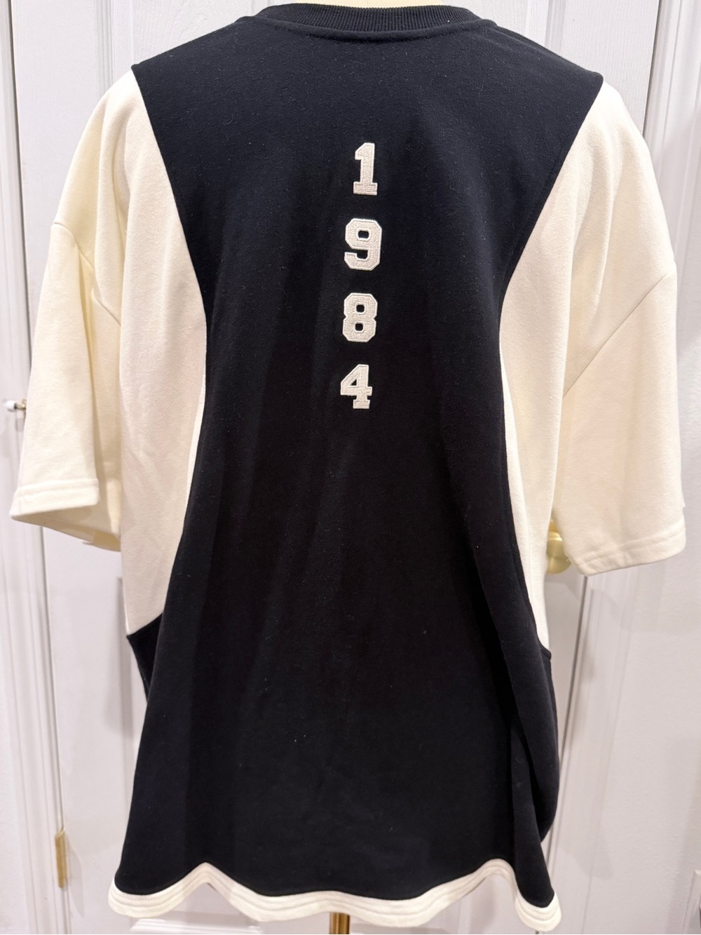 Forever 21 Graphic Black 1984 Crewneck Sweat Tee - Men's XXL